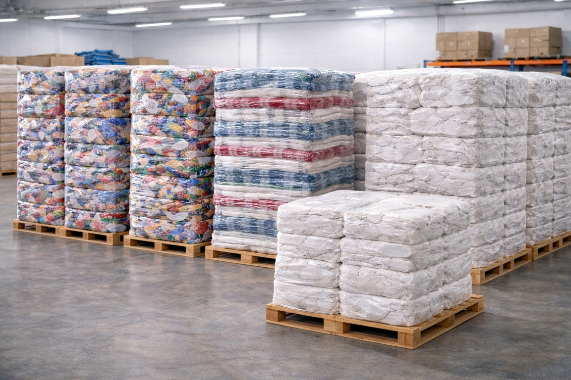 Склад ветоши, товар в наличии