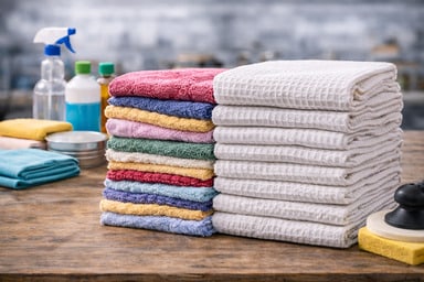 Ветошь махровые / вафельные полотенца